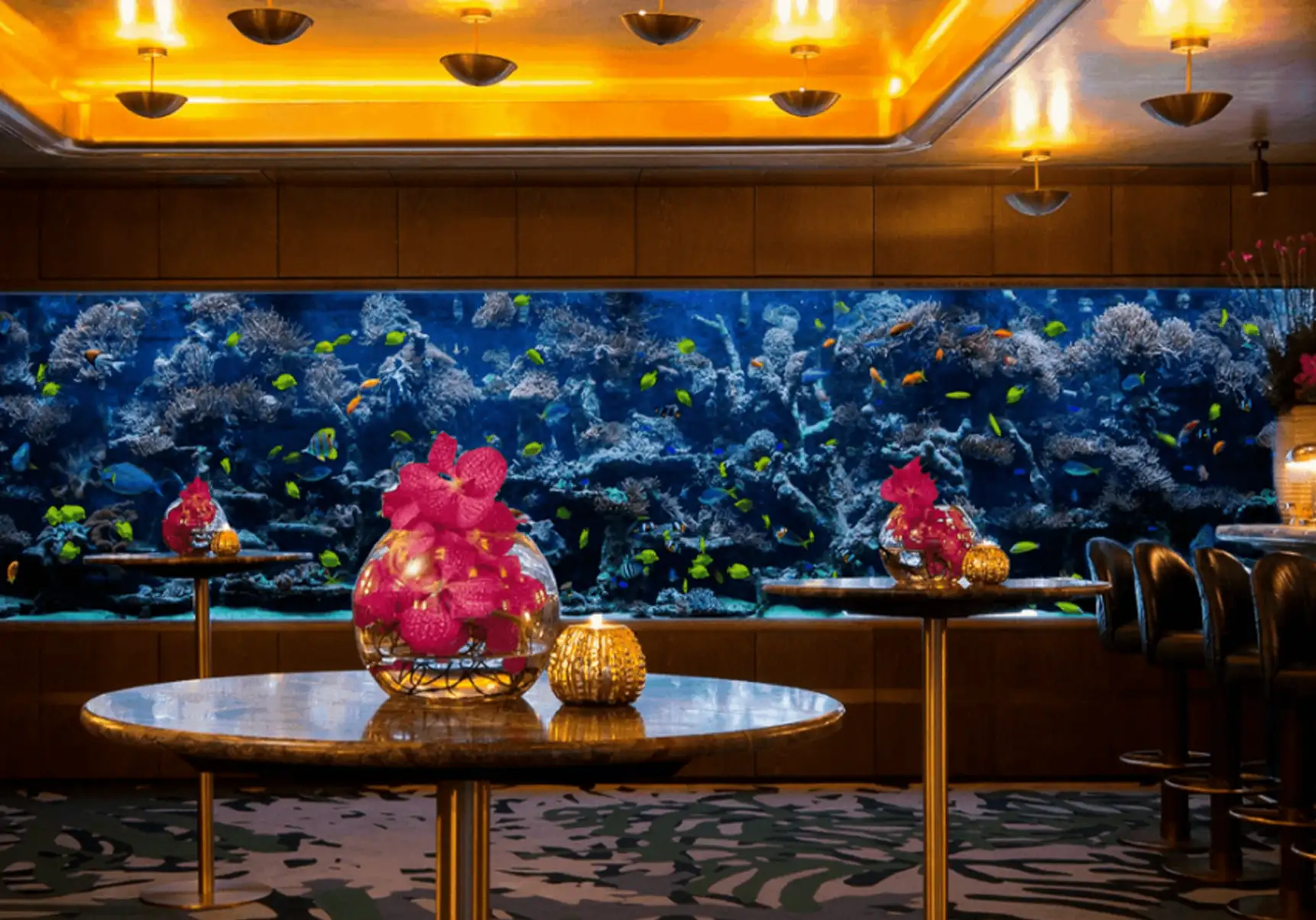 Sexy Fish Restaurant Private Dining Standing Up Drinks Reception